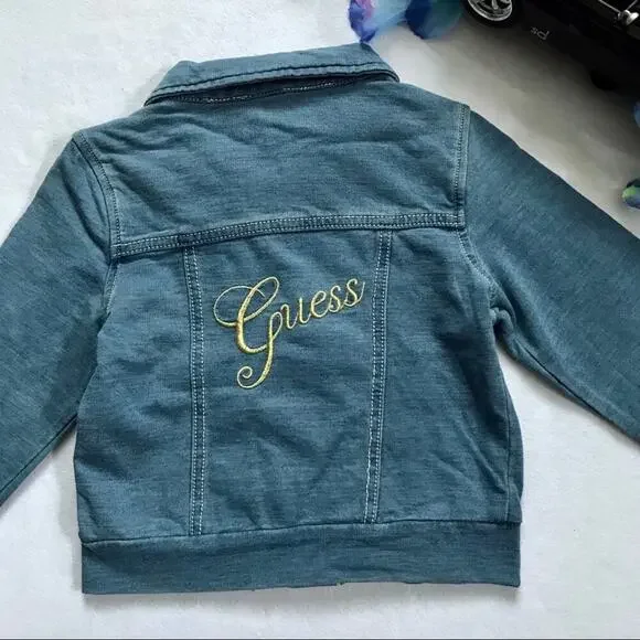 Guess Chambray Jacket and Cat & Jack Bolero New Bundle for Girls 12M - Picture 8 of 16